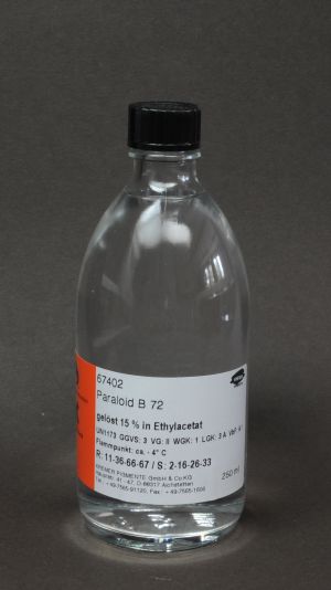 PARALOID B 72 en solution dans 15 % d'ac�tate �thylique
